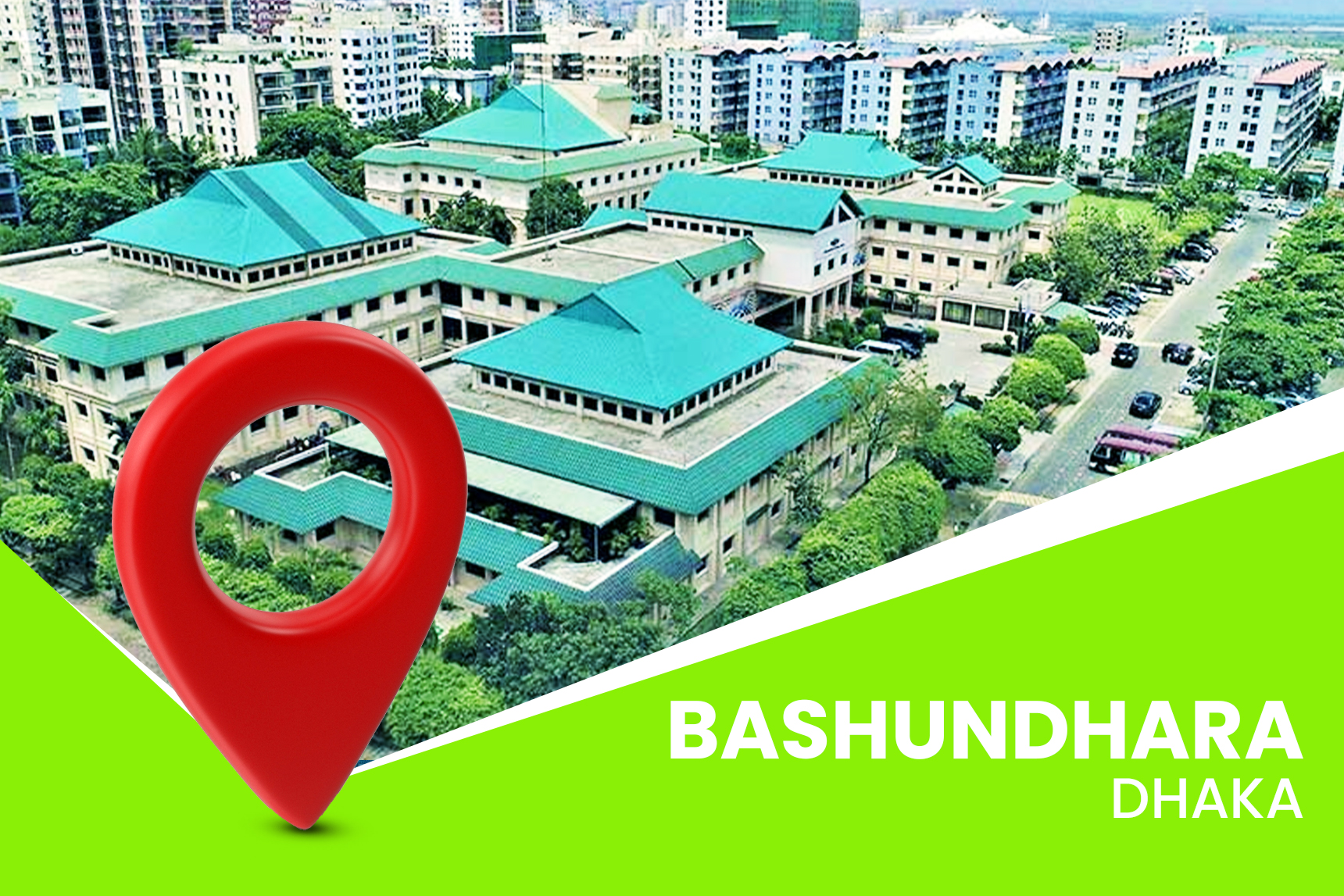 Bashundhara--Location